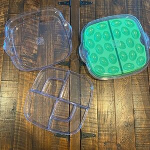 Pampered Chef Cool & Serve Square Tray